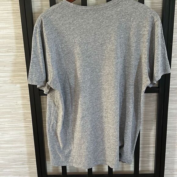 Nike men's heather Gray just do it T-shirt size L - Picture 4 of 4